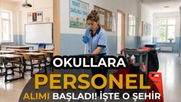 Okullara personel alımı başvurusu başladı.